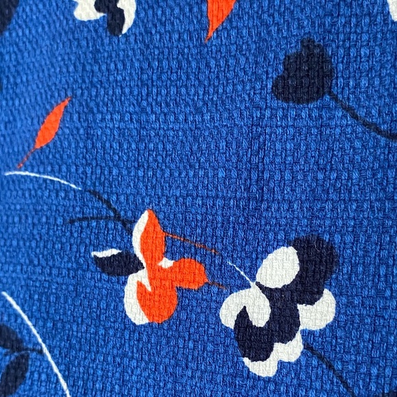 BODEN Martha Dress in Riviera Blue Wildflower Size 8P - Picture 10 of 10